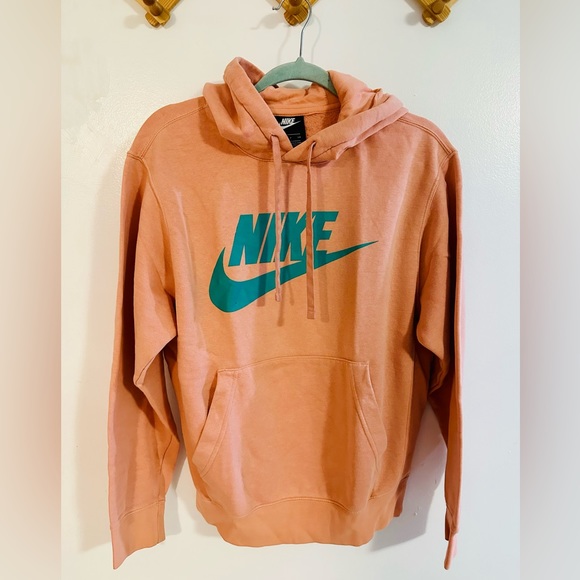 Classic Pink and Green/Teal Nike Swoosh
Hoodie - Picture 1 of 4